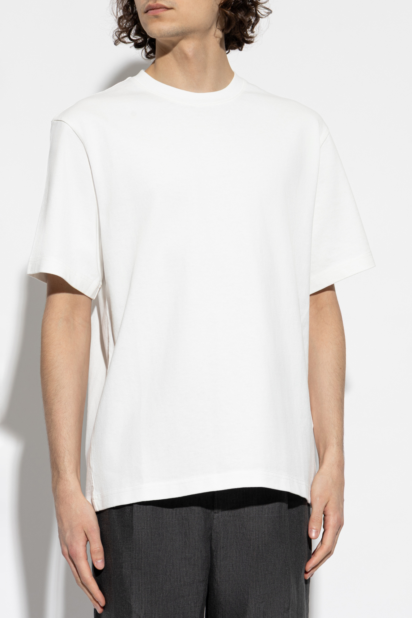 Jacquemus T-shirt with embroidered logo on the back | Men's | Vitkac